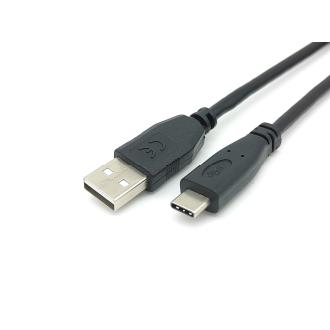 Cable Equip USB-A macho a USB Tipo C macho 3m negro
