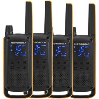 PACK DE 4 WALKIES MOTOROLA T82 EXTREME
