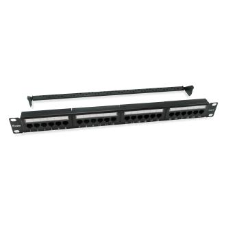 Patch Panel Equip 24 puertos UTP Cat6 1U negro