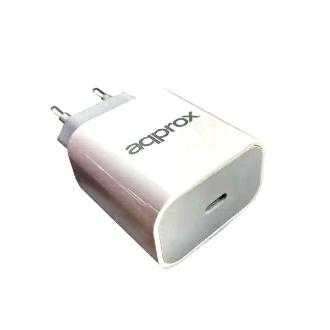 Cargador Approx APPUSBWALL30 1 USB Tipo C 20W