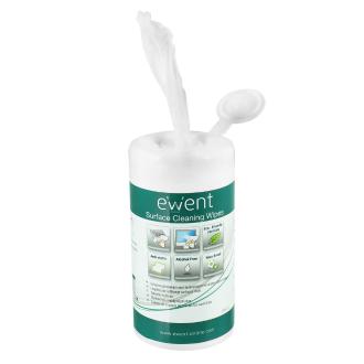Toallitas para limpiar pantallas Ewent EW5612 100 unidades