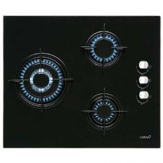 ENCIMERA CATA CI6021BK 3F CRISTAL GAS NATURAL