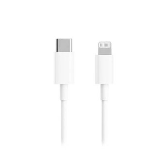 Cable USB tipo C a lightning MFI Xiaomi 1m blanco