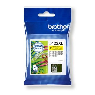 Cartucho original Brother LC-422XL amarillo