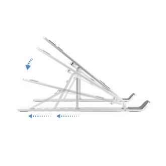 Soporte elevador portátil TooQ TQLRS0033-AL 15.6" aluminio plata