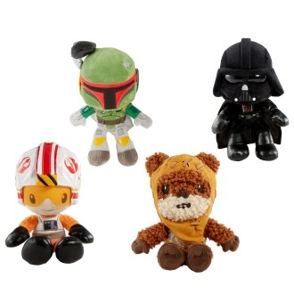Surtido peluches mattel star wars 20 cm 6 unidades