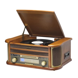 Tocadiscos Denver MCR-50MK3 con altavoz integrado CD y USB