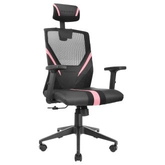 SILLA ERGONOMICA MARS GAMING MGC-ERGO NEGRO/ROSA