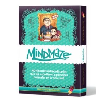 Juego de mesa Mind Maze: Gente Extraordinaria - Juego de Cartas de Desafío Mental para Mayores de 14 Años