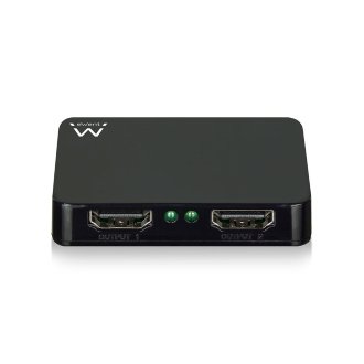 Splitter 4K 2 puertos HDMI Ewent EW3720 alimentado por USB