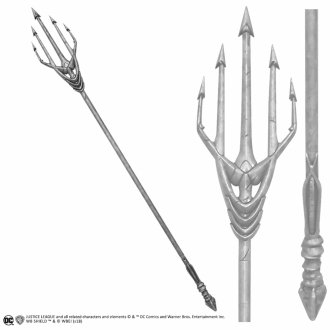 Replica the noble collection dc justice league tridente aquaman escala 1-1 186 cm