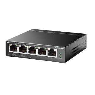 Switch Semigestionables Poe+ Tp-link TL-SG105MPE 5p Gigabit 4p Poe+ Total Poe+ 120w metálico 