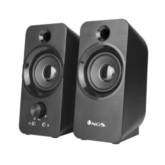 Altavoces 2.0 NGS SB350 12W (2x6W) 3.5mm entrada micrófono