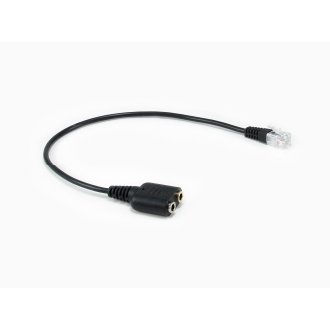 Adaptador RJ9 a 3.5mm para conexion de headset a telefono