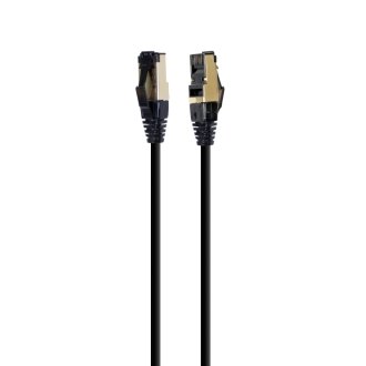 Cable de red Gembird CAT8 S/FTP LSZH moldeado 0.50m negro