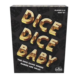 Dice Dice Baby - Juego de Mesa Creativo de Estrategia para Familias con Niños a Partir de 12 Años