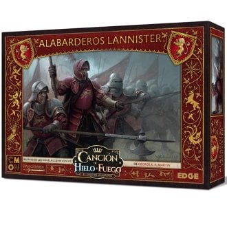 Juego de Mesa Asmodee Canción de Hielo y Fuego: Alabarderos Lannister - Juego de Estrategia Táctico para Mayores de 14 Años