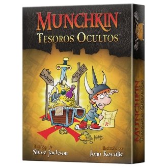 Munchkin Tesoros Ocultos - Expansión de Juego de Cartas Divertido para Niños de 10 Años en Adelante