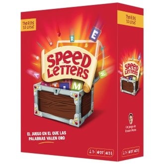 Speed Letters - Juego de Cartas Divertido para Niños de 7 a 99 Años