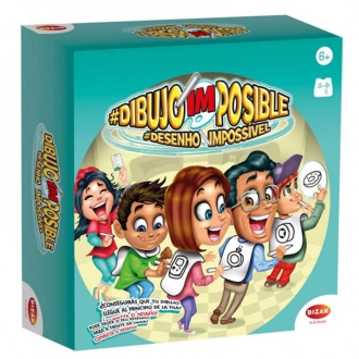 Juego Dibujo Imposible - Juego de Mesa Divertido para Familias y Amigos