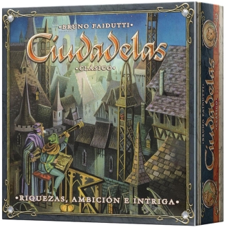 Juego de Mesa Asmodee Ciudadelas Clásico - Juego de Estrategia para Jugadores a Partir de 10 Años