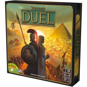Asmodee 7 Wonders: Duel - Juego de Mesa Estratégico para Adultos y Niños a Partir de 10 Años