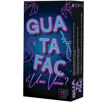 Juego de mesa Asmodee Guatafac ¿Unos vicios? - Juego de Fiesta Divertido para Adultos a Partir de 16 Años