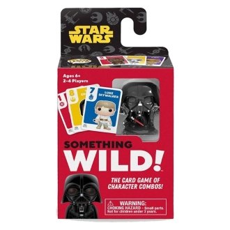 Funko Something Wild! Star Wars Darth Vader - Juego de Cartas Interactivo para Niños de 6 Años en Adelante