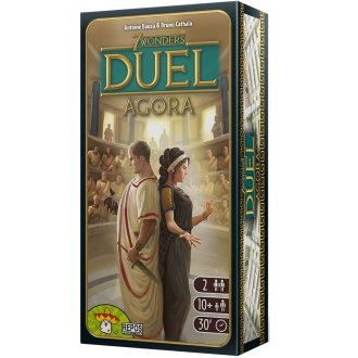 7 Wonders: Duel Agora - Expansión del Juego de Mesa Estratégico para Jugadores a Partir de 10 Años
