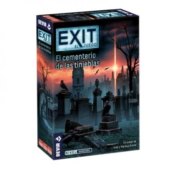 Devir Exit El Cementerio de las Tinieblas - Juego de Mesa de Escape Adventurero para Adultos y Jóvenes