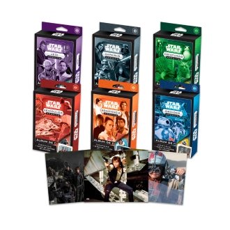 Star Wars Fact Files - Juego de Mesa de Colección con Cromos para Fans de 6 Años en Adelante
