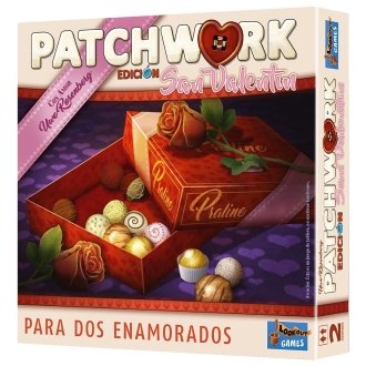 Patchwork San Valentín - Juego de Mesa Creativo de Estrategia para Enamorados a Partir de 8 Años