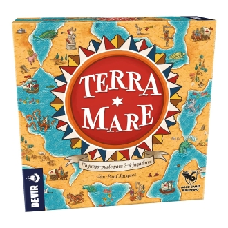 Devir Terra Mare - Juego de mesa estratégico de mapas para adultos y jóvenes a partir de 14 años