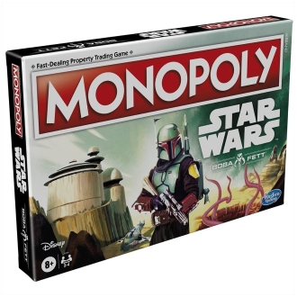 Monopoly Boba Fett - Juego de Mesa Temático de Star Wars para Fans de 14 Años en Adelante