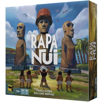 Rapa Nui - Juego de Mesa Estratégico de Construcción de Moáis para Jugadores a Partir de 10 Años