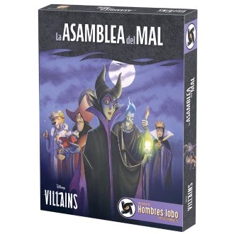 Disney Villains Asamblea del Mal - Juego de Cartas de Identidades Ocultas para Niños de 10 a 18 Años