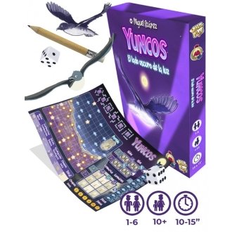 Yuncos el lado oscuro de la luz - Juego de Mesa Inspirado en la Fauna Chilena para Jugadores a Partir de 10 Años