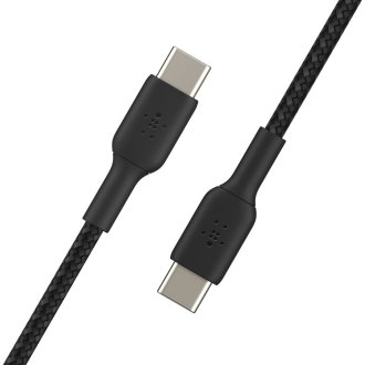 Cable trenzado Belkin Boost Charge USB tipo C macho/macho 1m negro