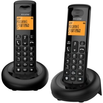 Teléfono DECT Alcatel E160 Black Duo Call Block