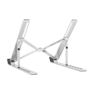 Soporte elevador portátil AISENS 10"-15" ajustable plata