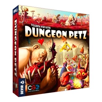 Devir Dungeon Petz - Juego de Mesa Estratégico de Mascotas para Jugadores de 12 Años en Adelante