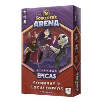 Disney Sorcerer's Arena Sombras y Escalofríos - Expansión del Juego de Mesa Interactivo para Adolescentes a Partir de 13 Años