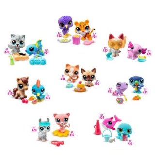 Mascotas little pet shop pack de 2 mascotas - 1 unidad aleatoria