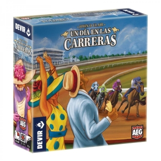 Devir Un Día en las Carreras - Juego de Mesa de Apuestas y Estrategia para Jugadores a Partir de 10 Años
