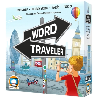 Word Traveler - Juego de Mesa Interactivo para 2 a 5 Jugadores a Partir de 10 Años