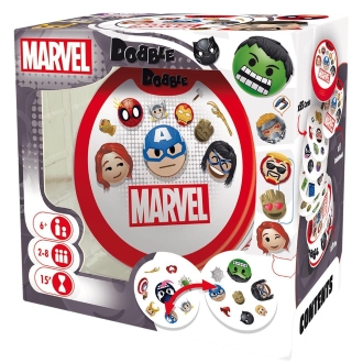 Dobble Marvel Emoji - Juego de Cartas Divertido para Niños a Partir de 6 Años