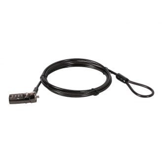 Cable de seguridad Conceptronic Custodio01BN Nano combinación 4 dígitos 1.8m