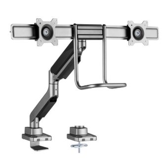 Soporte de mesa Equip 650161 17" a 32" 2 pantallas con brazo de gas y agarre