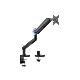 Soporte de mesa Equip 650184 17" a 35" con brazo de gas negro