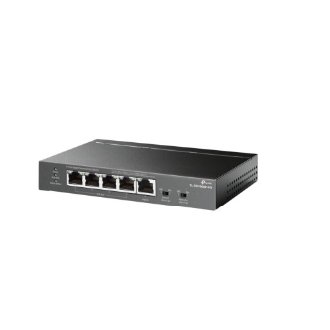 Switch TP-Link SG1005P-PD 1P Giga PoE++ In y 4P PoE+ Out metálico